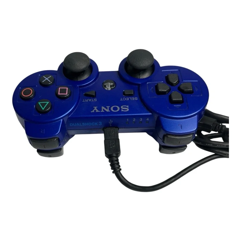 Genuine OEM Sony PlayStation 3 PS3 Blue DualShock 3 Controller Wireless CECHZC2U